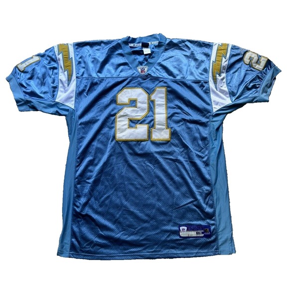 Reebok Other - Reebok SD Chargers Mens  Ladainian Tomlinson Powder Blue Jersey Sz 56 Stitched